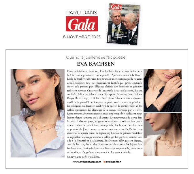 Première parution Presse pour Eva Bachsen !