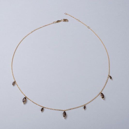 Raindrops Quartz Fumé