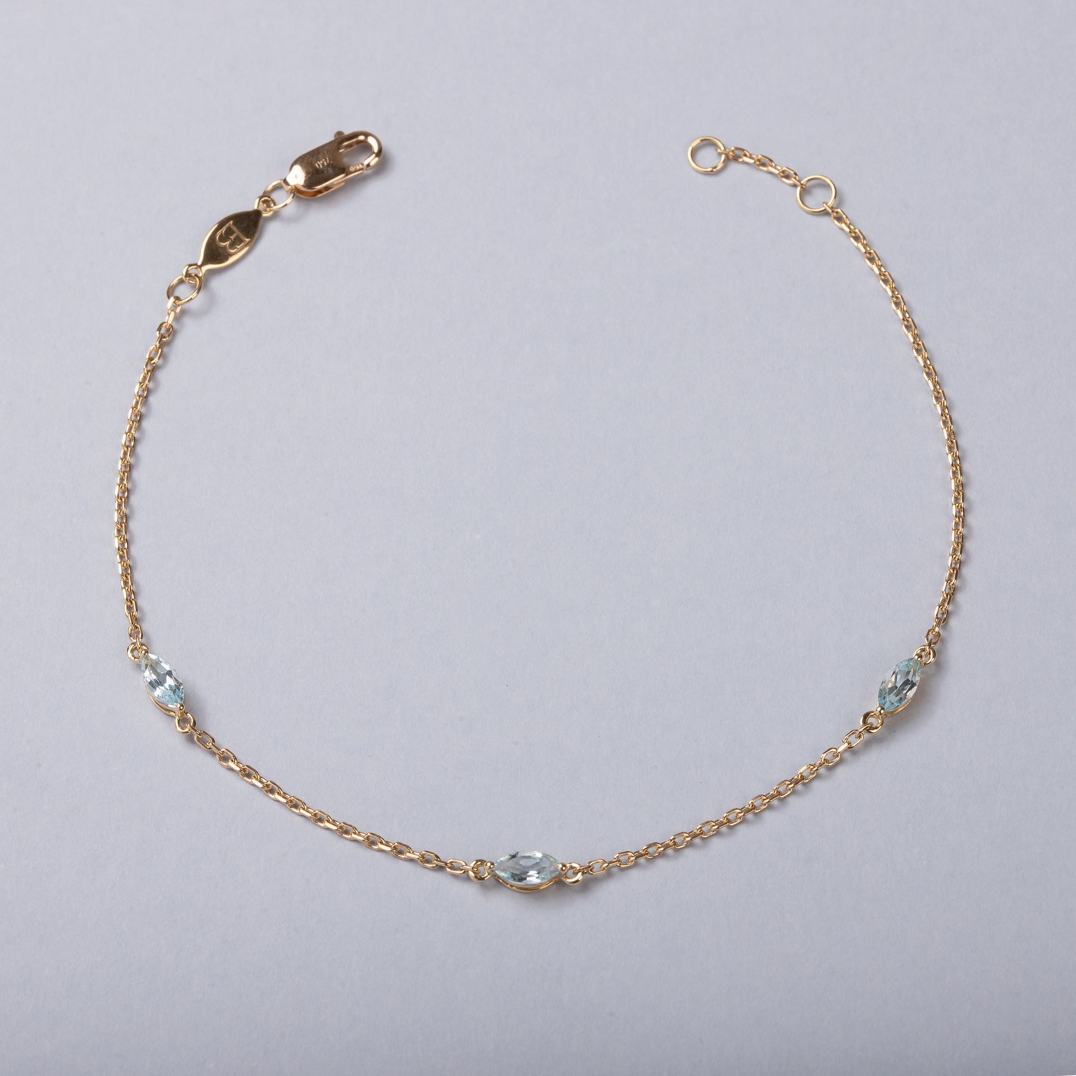 Bracelet Morning Dew Topazes Sky Blue