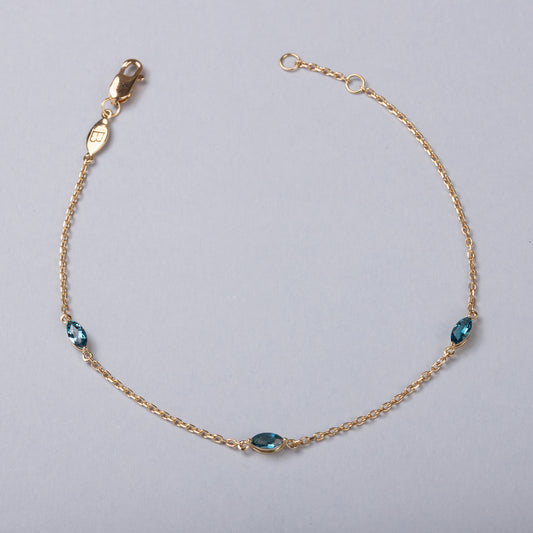 Bracelet Morning Dew Topazes Blue London