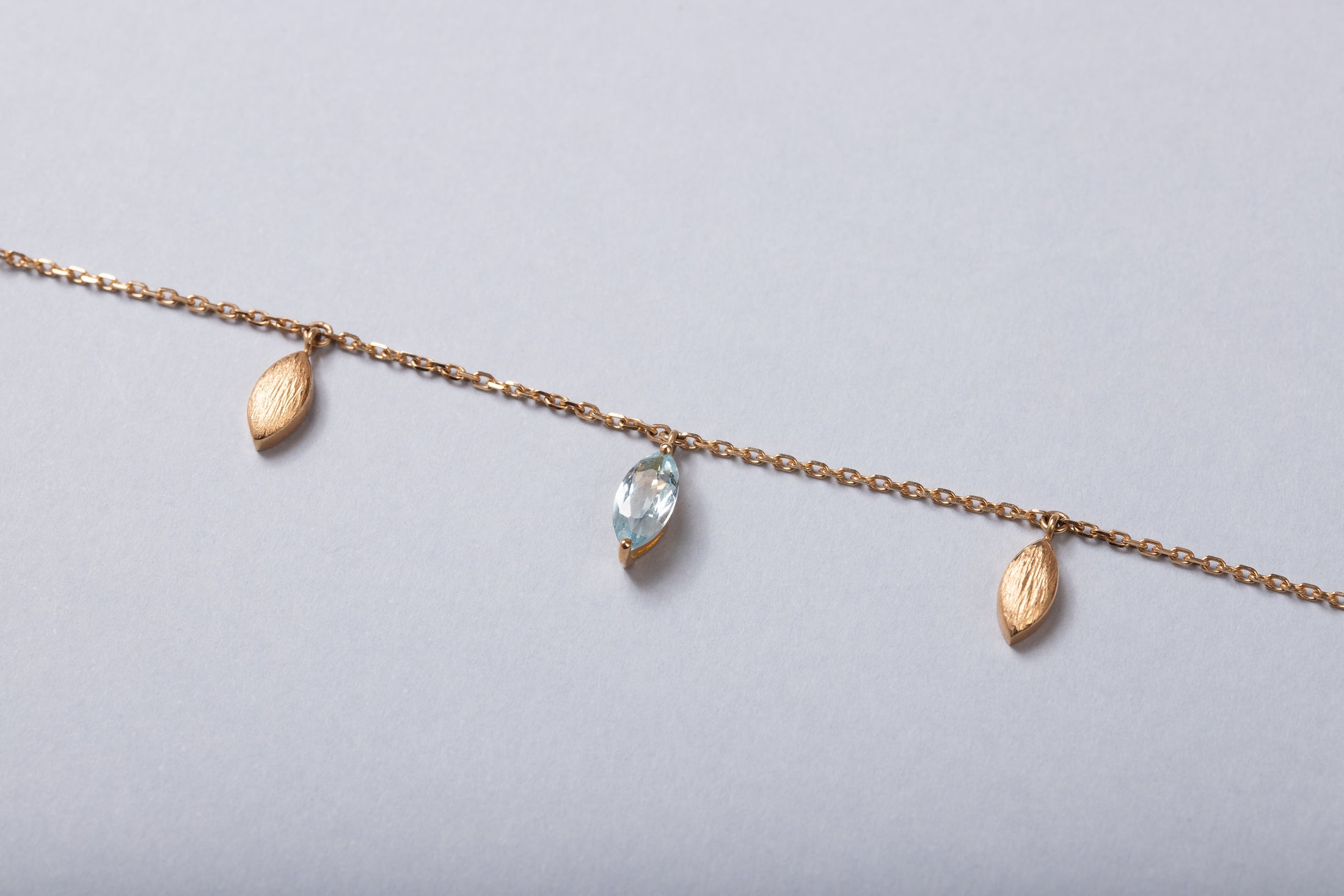 Golden Petals Topaze Sky Blue