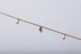 Load image into Gallery viewer, Golden Drops Necklace with Smoky Quartz
